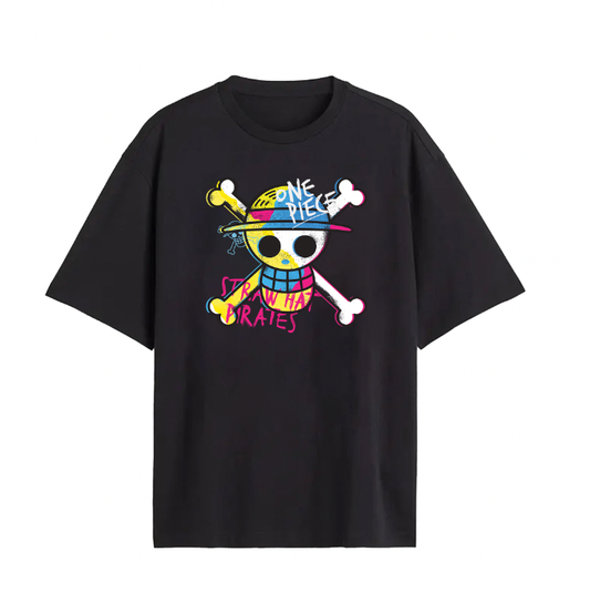 ONE PIECE - Straw Hat Pirate Spray T-Shirt