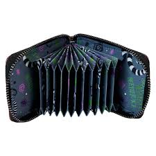 LOUNGEFLY : BEETLEJUICE - Handbook For The Recently Deceased Accordion Purse