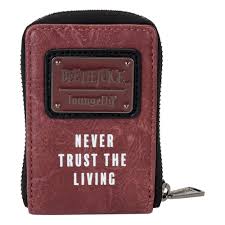 LOUNGEFLY : BEETLEJUICE - Handbook For The Recently Deceased Accordion Purse