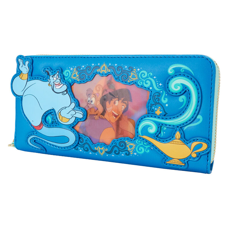 LOUNGEFLY : DISNEY - Aladdin Princess Jasmine Lenticular Wristlet Purse