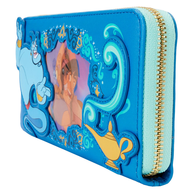 LOUNGEFLY : DISNEY - Aladdin Princess Jasmine Lenticular Wristlet Purse