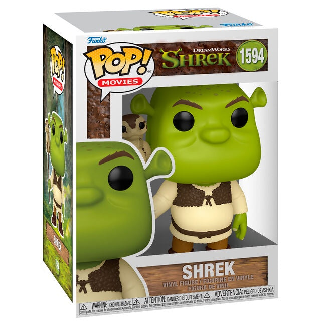 DREAMWORKS : SHREK - Shrek (w/ Snake) #1594 Funko Pop!