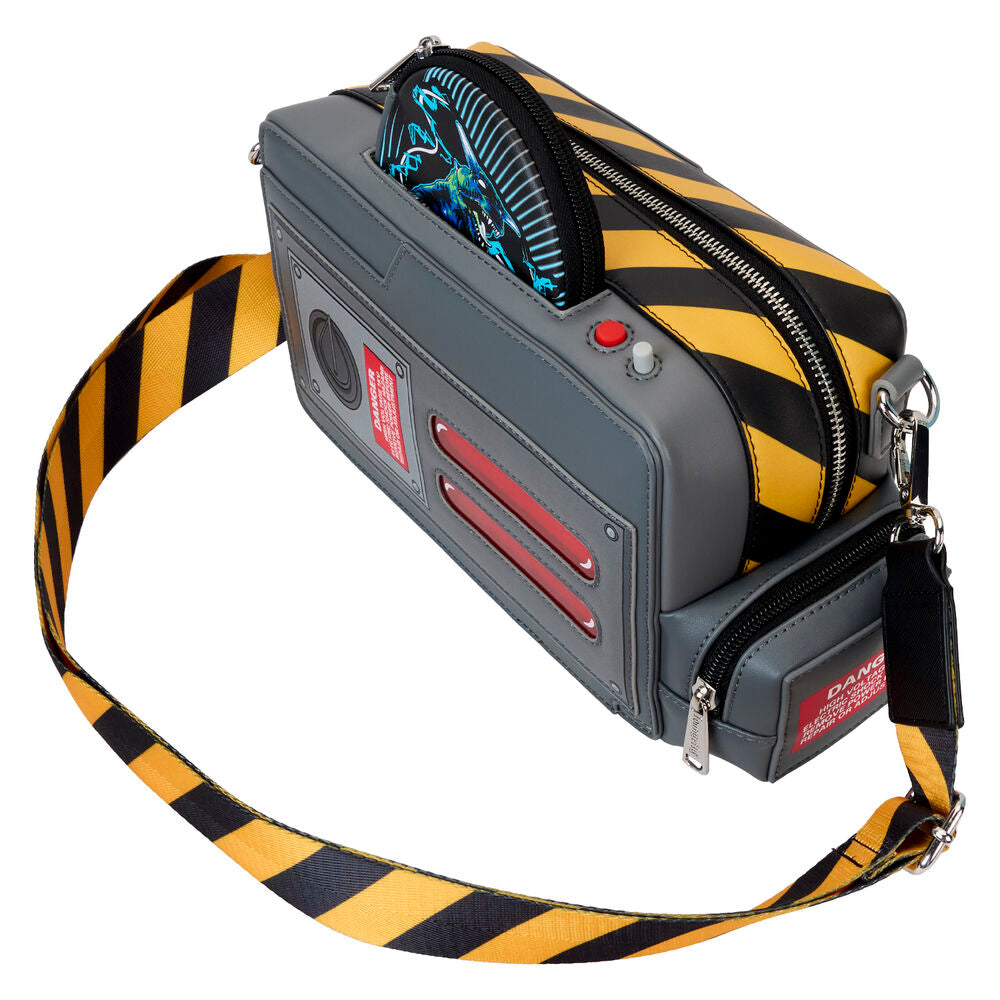 LOUNGEFLY : GHOSTBUSTERS - Ghost Trap Light Up Crossbody Bag With Coin Bag