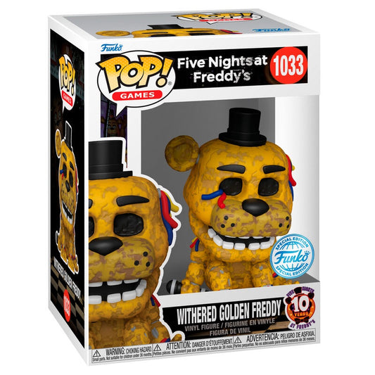 FIVE NIGHTS AT FREDDY'S - Withered Golden Freddy #1033 Funko Pop!