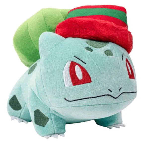 POKEMON - Bulbasaur w/ Striped Hat 8" Plush