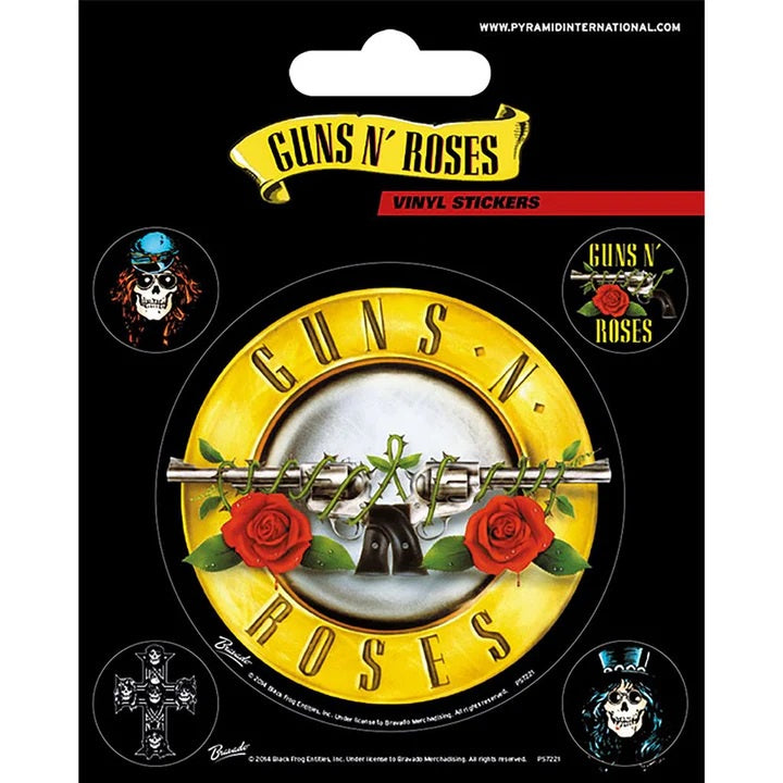 GUNS N' ROSES - Bullet Logo Vinyl Sticker