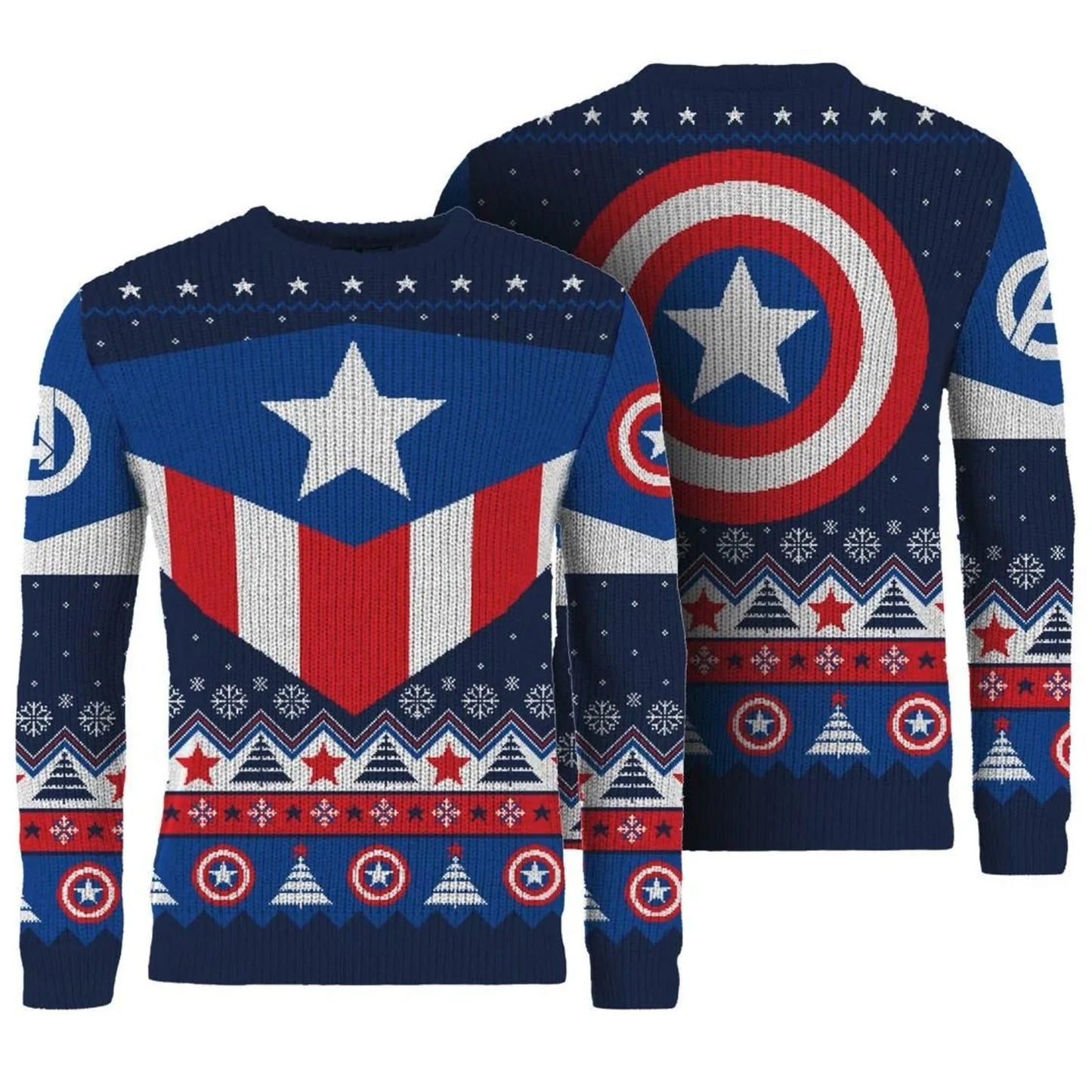 MARVEL : CAPTAIN AMERICA - Christmas Jumper