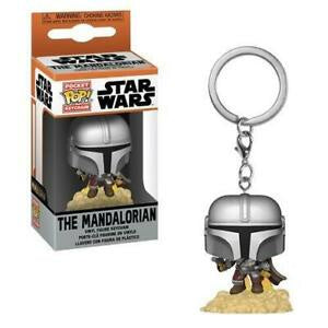 STAR WARS : MANDALORIAN - Mandalorian With Blaster Funko Pocket Pop! Keychain