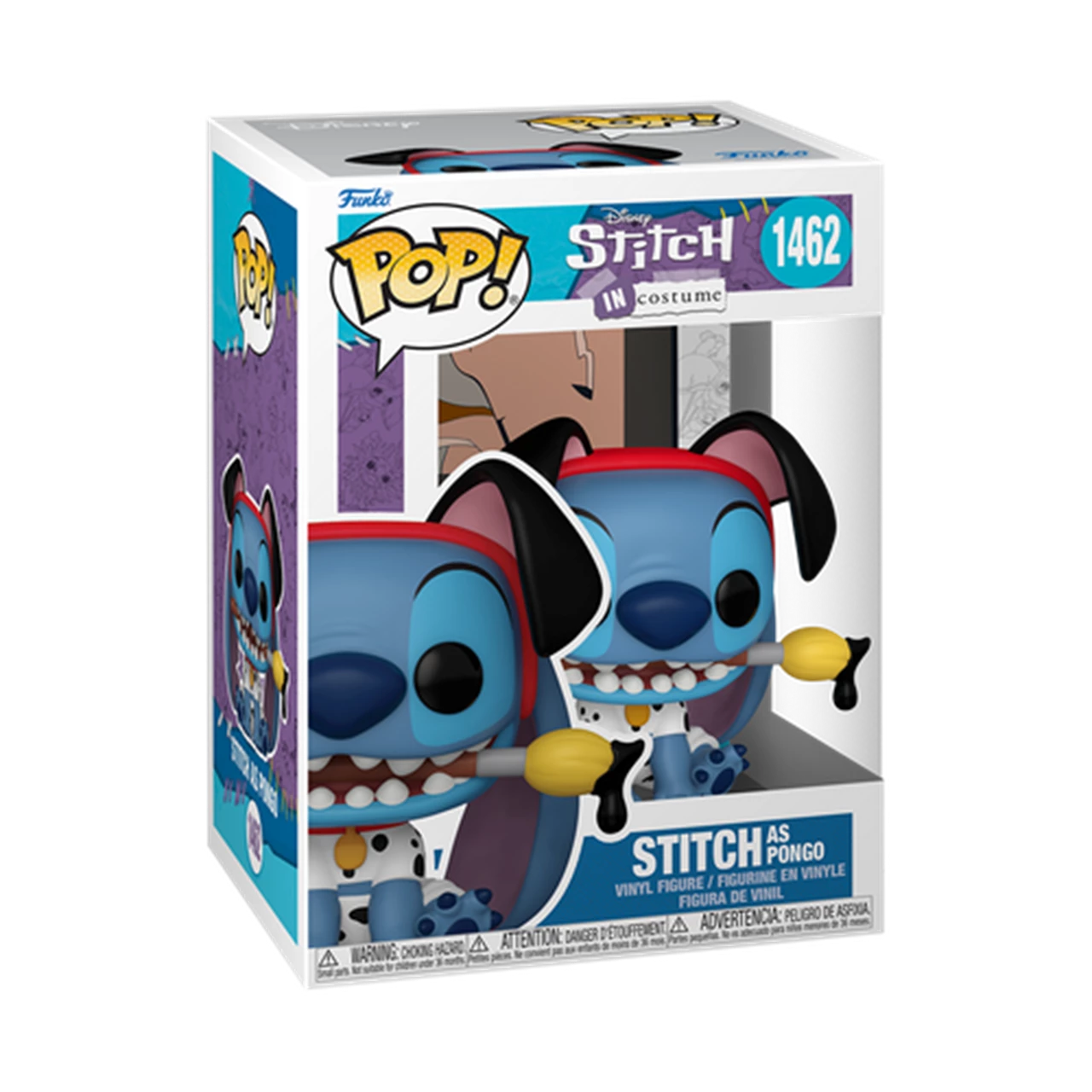 DISNEY : STITCH IN COSTUME - Stitch as Pongo #1462 Funko Pop!