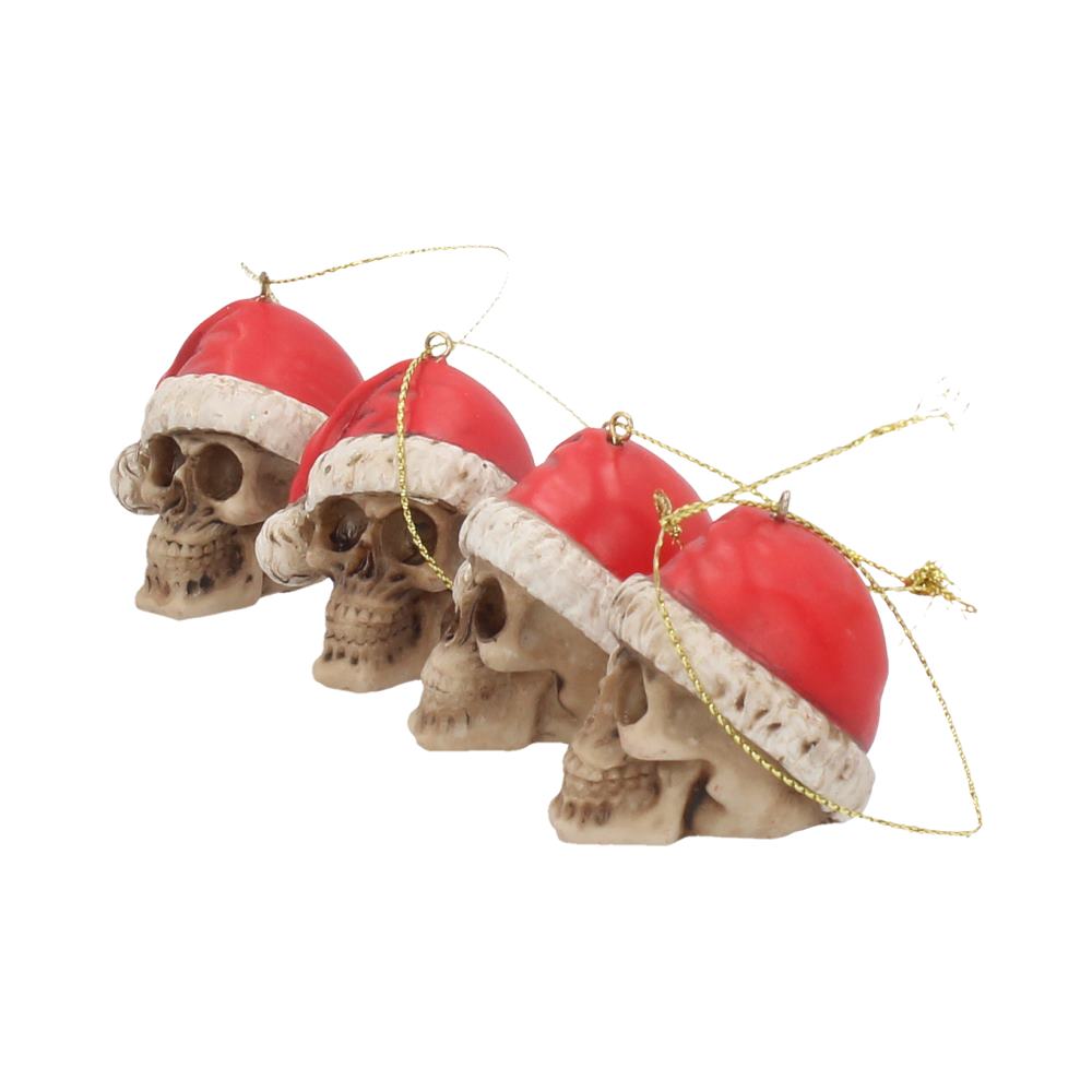 NEMESIS NOW - Silent Night Skull Christmas Decoration (1)