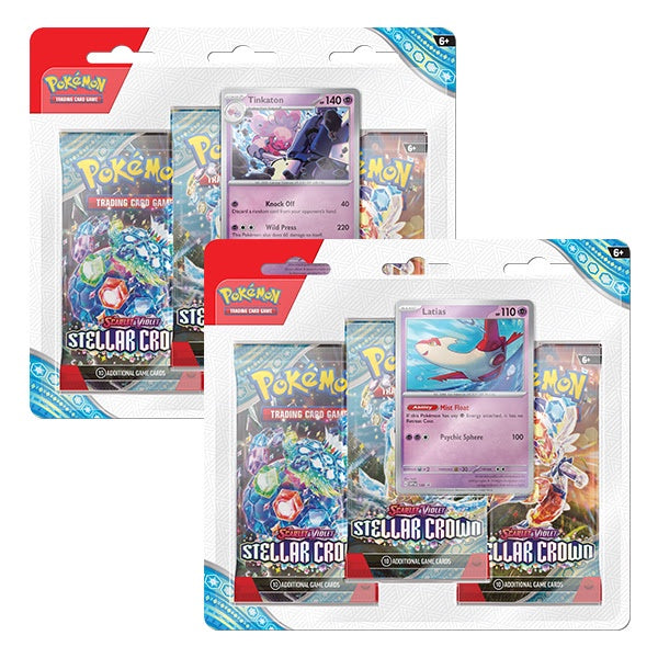 POKEMON - SV7 Stellar Crown 3-Pack Blister Pack