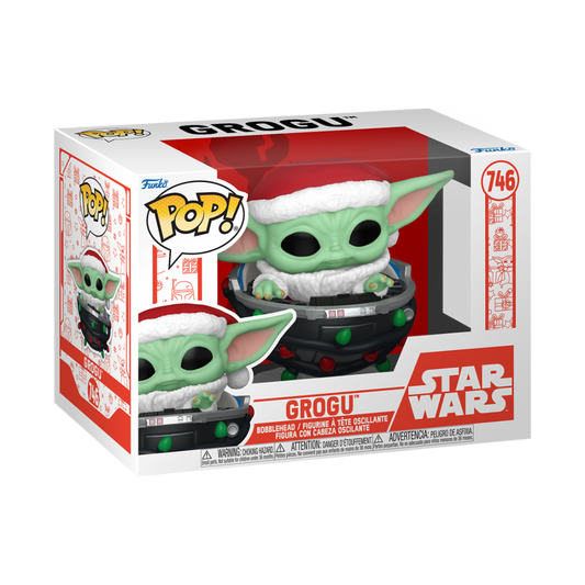 STAR WARS - Santa Grogu In Pram #746 Funko Pop!