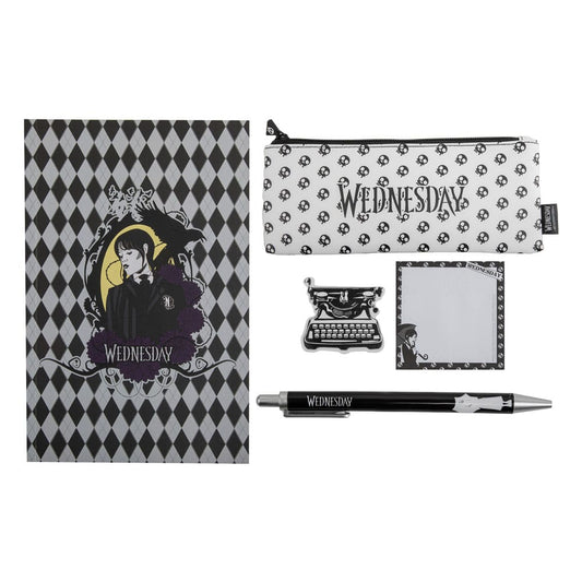 WEDNESDAY - Black 5 Piece Stationery Set