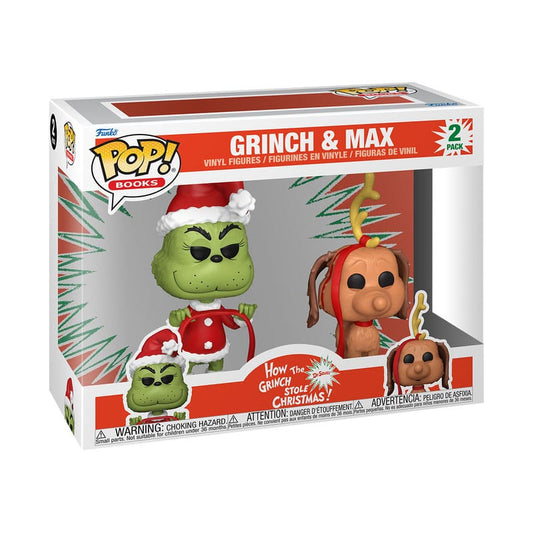 HOW THE GRINCH STOLE CHRISTMAS - Grinch with Max 2 Pack Funko Pop!