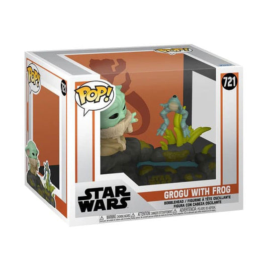 STAR WARS : THE MANDALORIAN - Din Grogu w/Frog #721 Funko Pop!