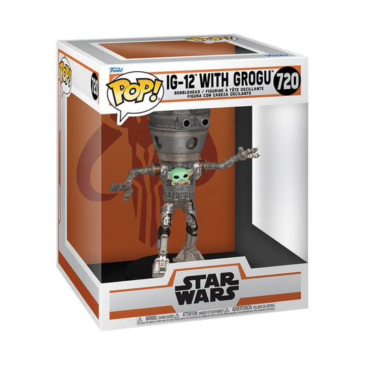 STAR WARS : THE MANDALORIAN - IG-12 with Grogu #720 Funko Pop!