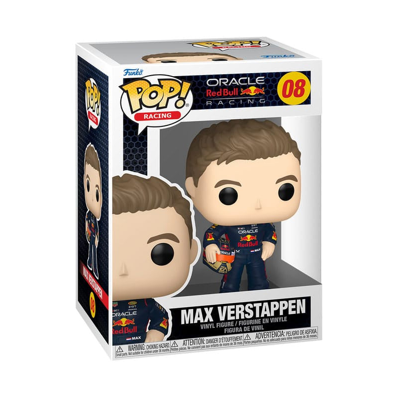 FORMULA 1 : ORACLE RED BULL RACING - Max Verstappen w/ Helmet #08 Funko Pop!