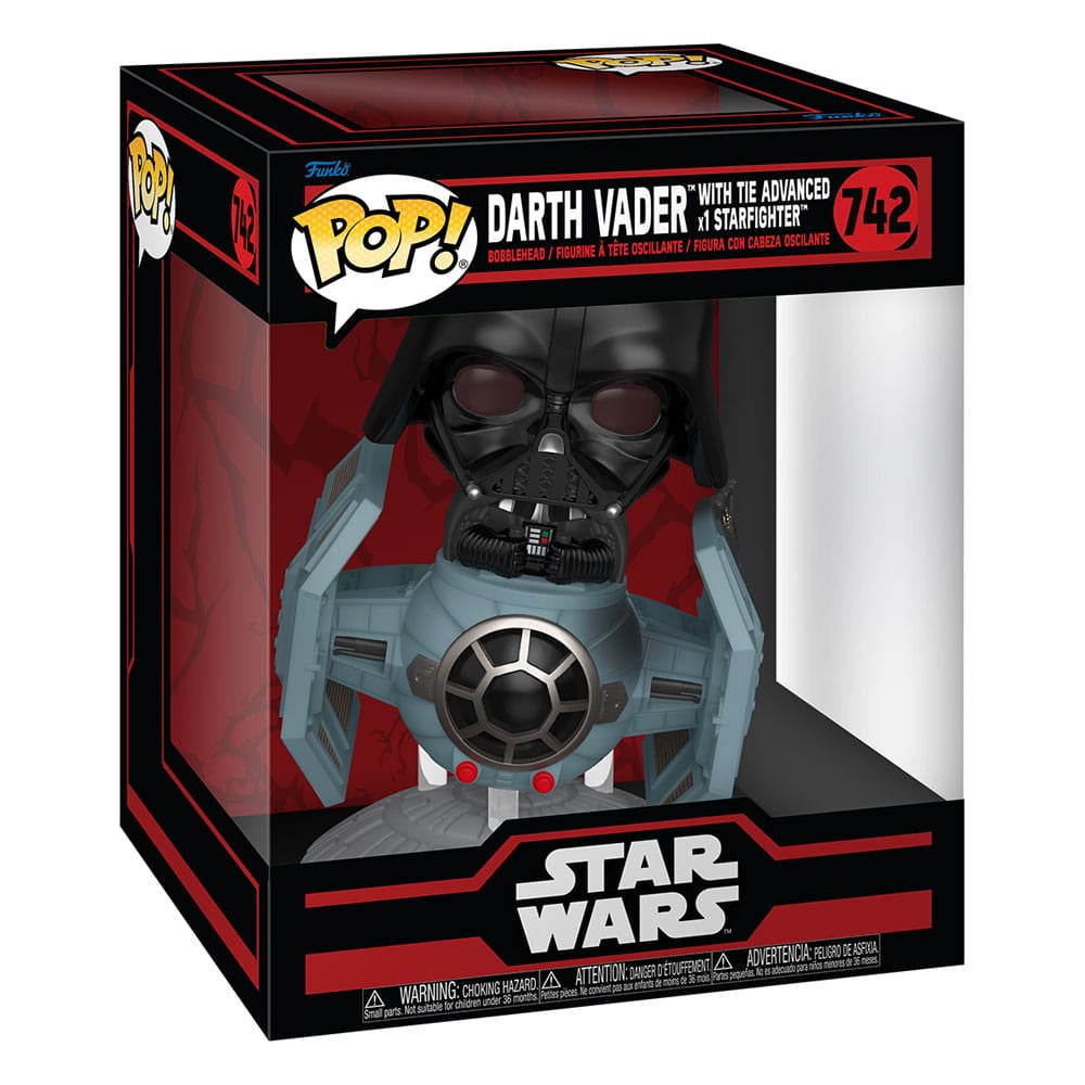 STAR WARS - Darth Vader With TIE Advanced x1 Starfighter #742 Funko Pop!