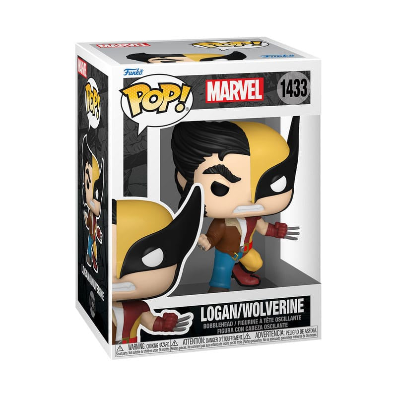 MARVEL : SPLIT - Wolverine/Logan #1433 Funko Pop!