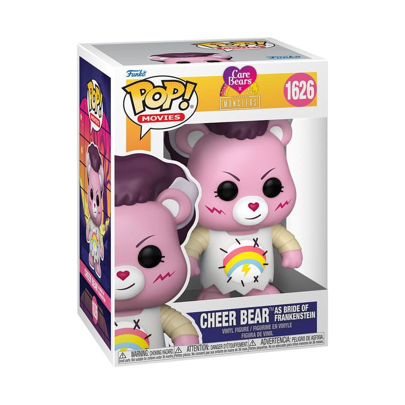 CARE BEARS x UNIVERSAL MONSTERS - Cheer Bear as The Bride of Frankenstein #1626 Funko Pop!