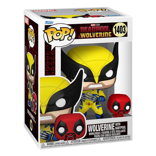 MARVEL : DEADPOOL 3 - Wolverine & Babypool #1403 Funko Pop!