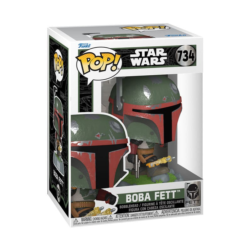 STAR WARS - Boba Fett Fett w/Rockets #734 Funko Pop!