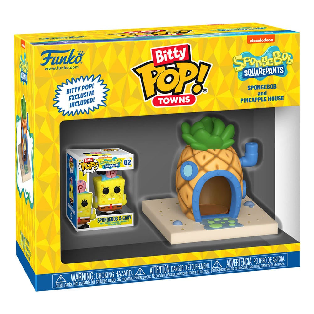 SPONGEBOB SQUAREPANTS - Spongebob and Pineapple House Funko Bitty Pop! Town