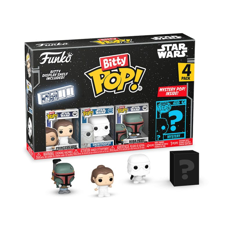 STAR WARS - Series 2 Leia Bitty Funko Pop! 4 Pack