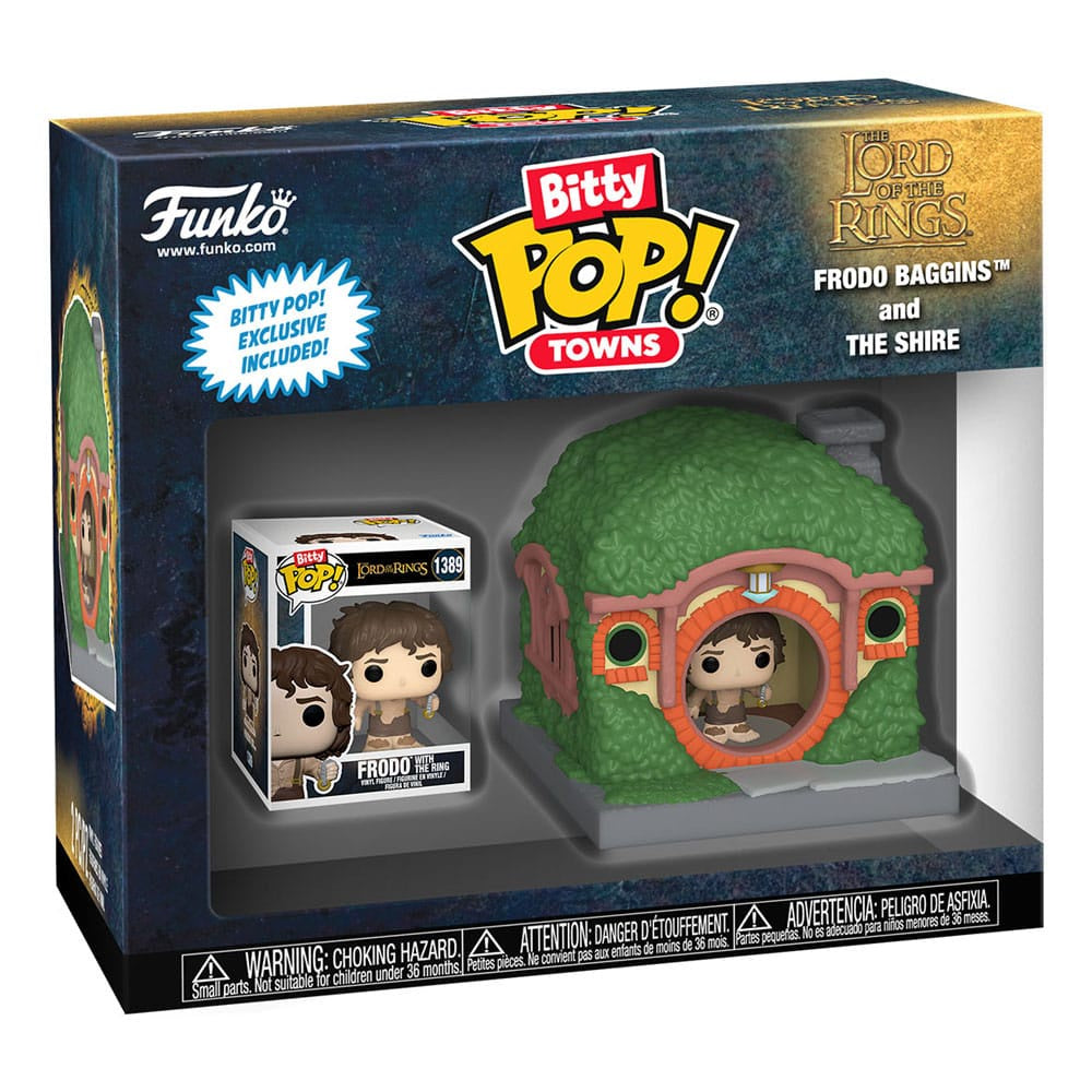 LORD OF THE RINGS - Frodo Baggins & The Shire Funko Bitty Pop! Town