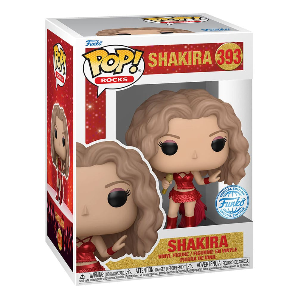 SHAKIRA - Shakira (Super Bowl) Metallic #393 Funko Pop!