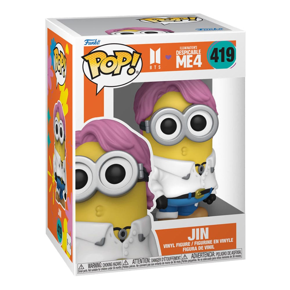 BTS X DESPICABLE ME 4 - Jin #419 Funko Pop!