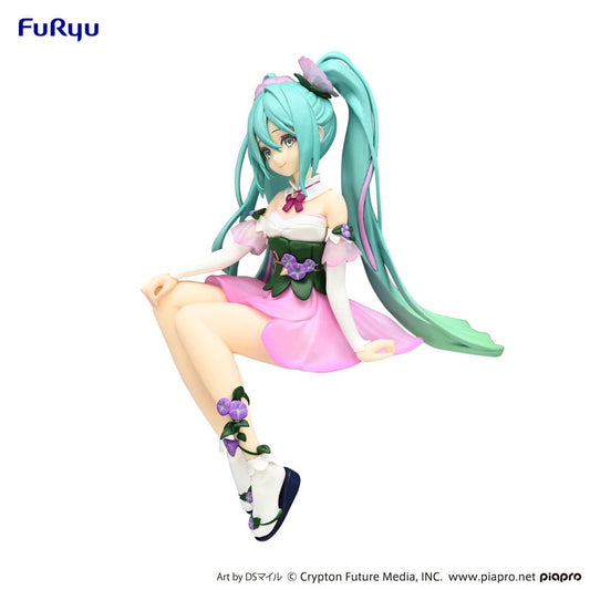 HATSUNE MIKU - Flower Fairy Morning Glory Pink Noodle Stopper Furyu Figure