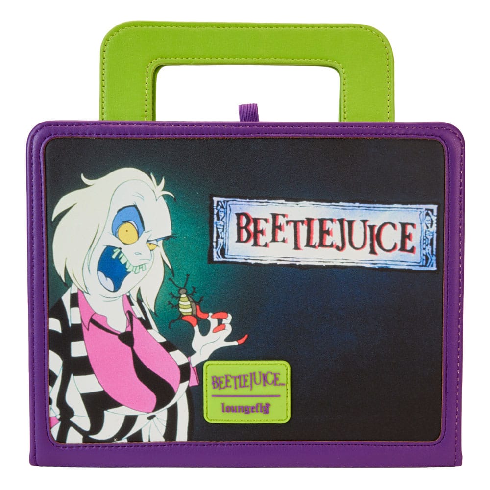 LOUNGEFLY : BEETLEJUICE - Cartoon Lunchbox Stationery Journal