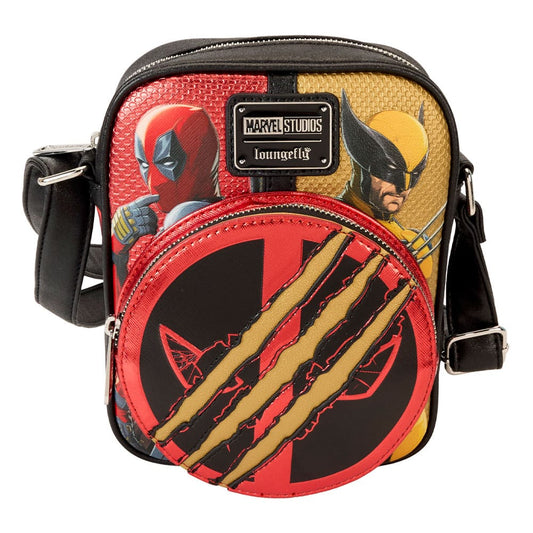 LOUNGEFLY : MARVEL - Deadpool Wolverine Crossbody Bag