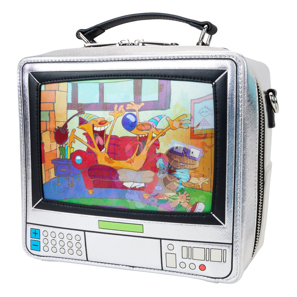 LOUNGEFLY : NICKELODEON - Retro TV Triple Lenticular Crossbody Bag