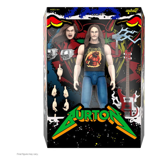 METALLICA - Cliff Burton Wave 2 Super 7 Ultimates Figure