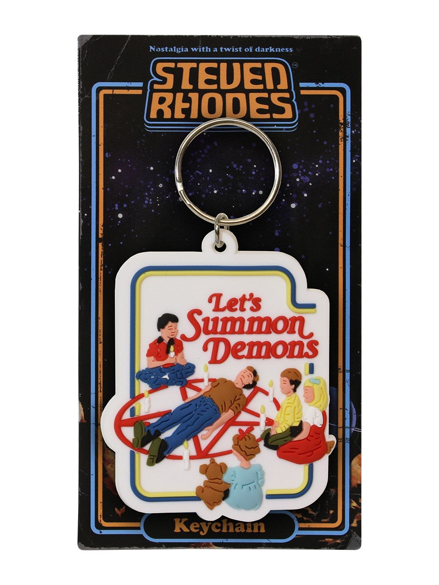 STEVEN RHODES - Let's Summon Demons Rubber Keyring