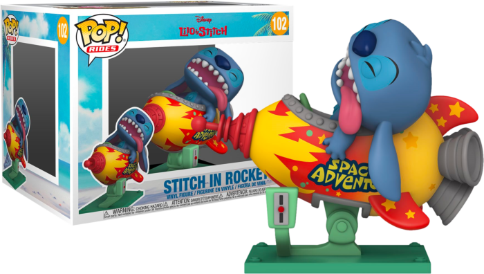 DISNEY : LILO AND STITCH - Stitch In Rocket #102 Funko Pop! Rides