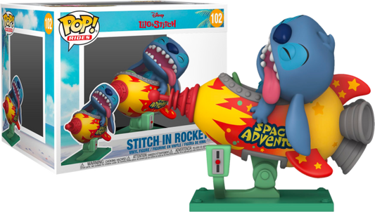 DISNEY : LILO AND STITCH - Stitch In Rocket #102 Funko Pop! Rides