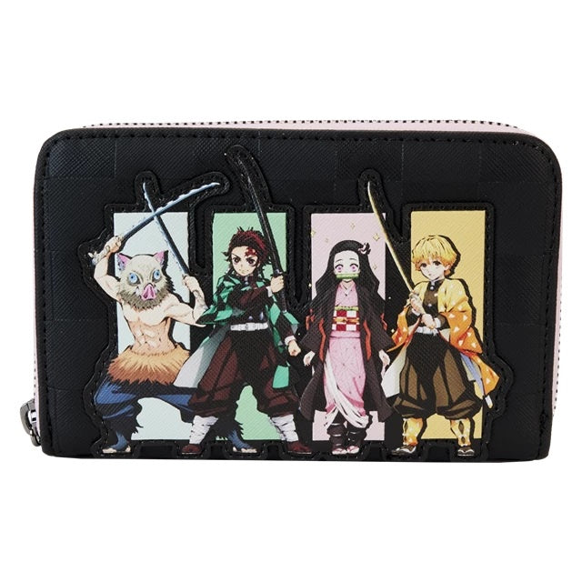 LOUNGEFLY : ANIPLEX - Demon Slayer Group Zip Purse