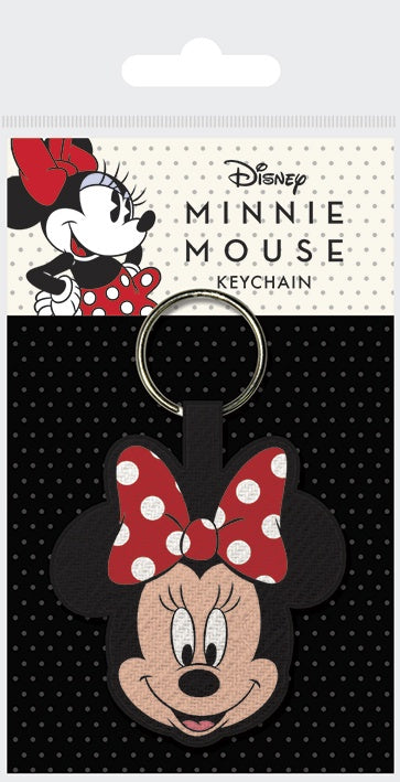 DISNEY : MINNIE MOUSE - Face Woven Keyring