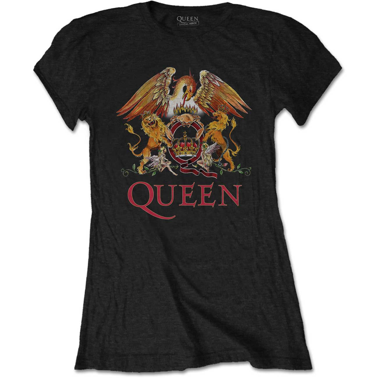 QUEEN - Crest fitted t-shirt