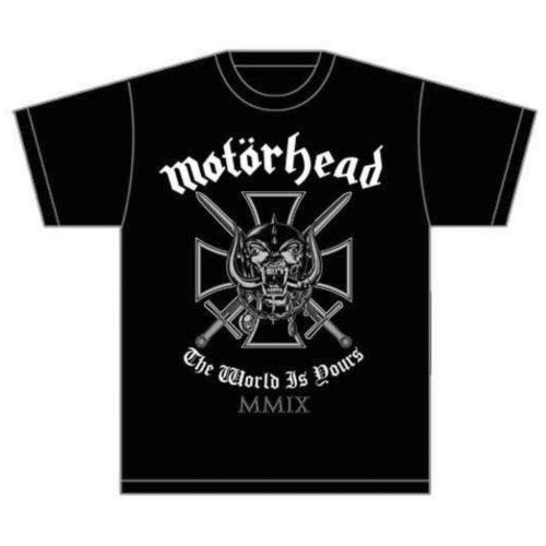 MOTORHEAD - Crosses Sword England Crest T-shirt