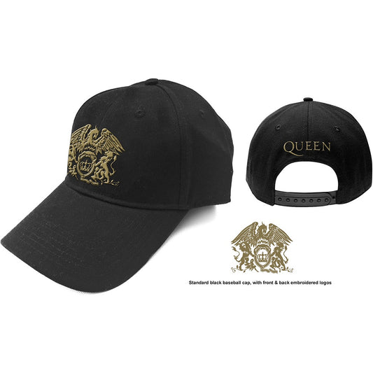 QUEEN - Gold Classic Crest Baseball Cap