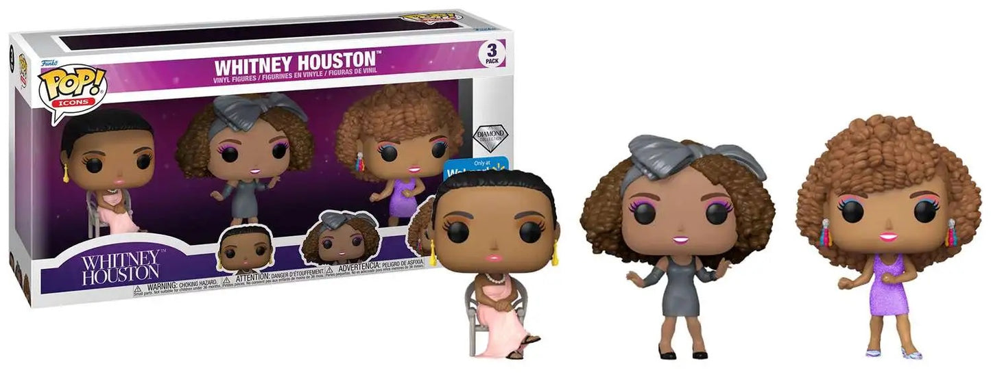 WHITNEY HOUSTON - Exclusive  3-Pack Funko Pop!