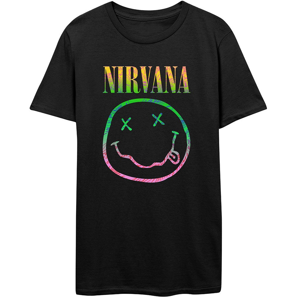 NIRVANA - Sorbet Ray Smiley T-Shirt