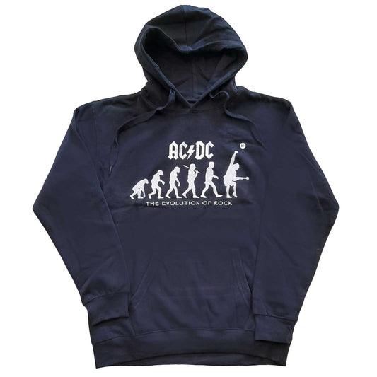 AC/DC - Evolution Of Rock Navy Blue Hoodie