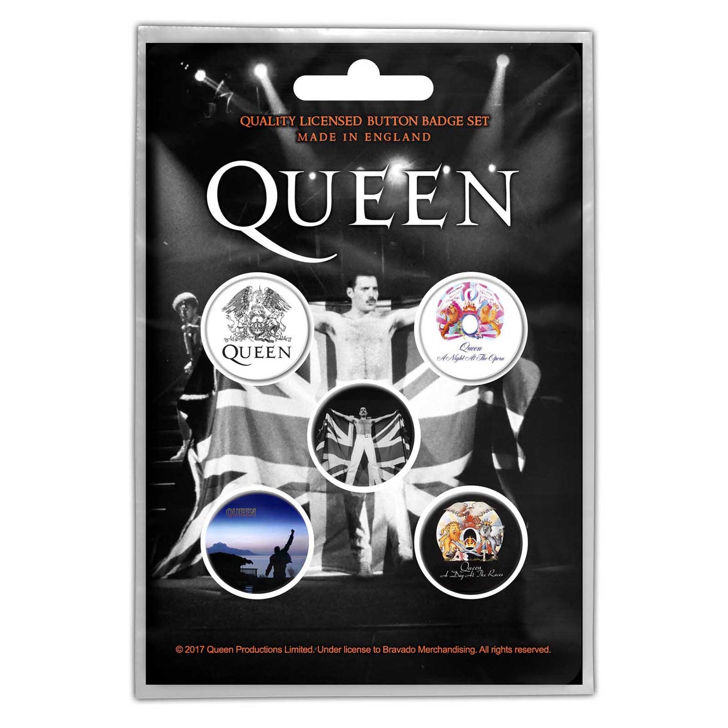 QUEEN - Freddie Badge Pack