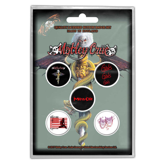 MOTLEY CRUE - Badge Pack