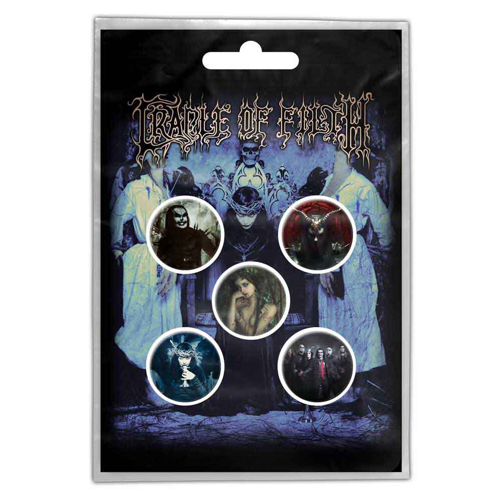 CRADLE OF FILTH - Cryptoriana Badge Pack